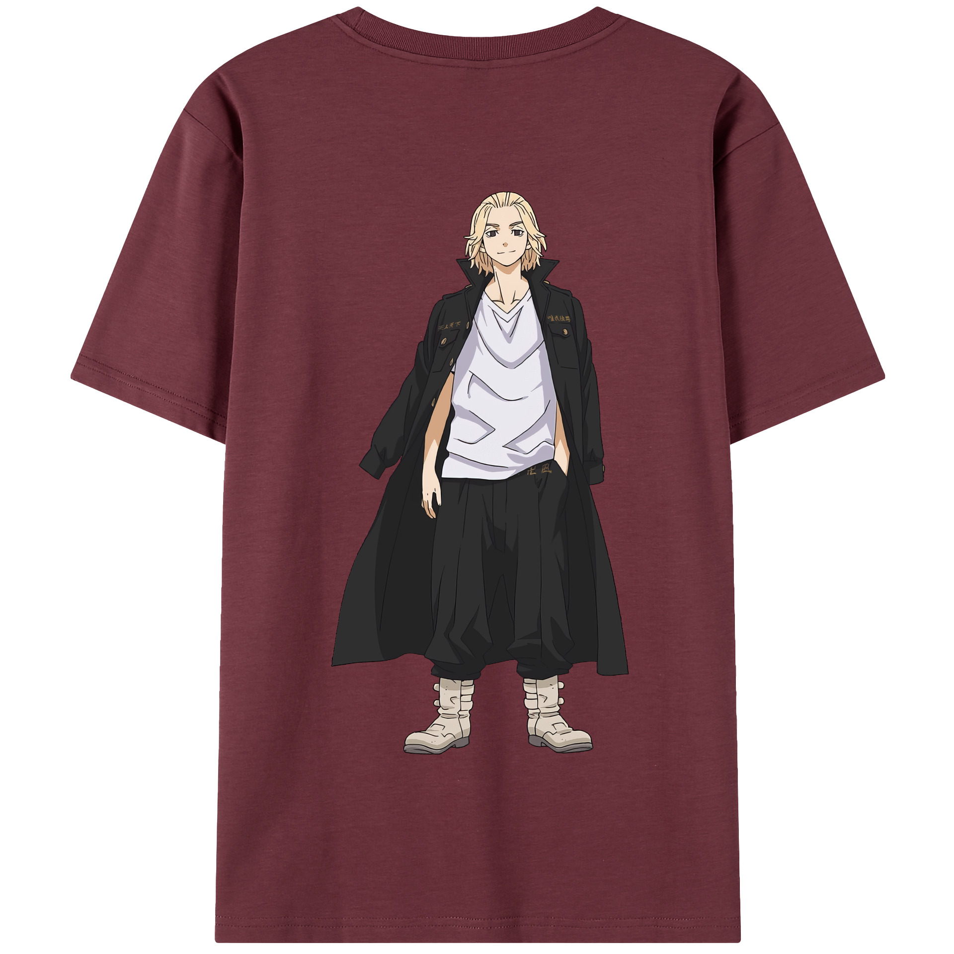 （画像用） 東京リベンジャーズ Tokyo Revengers 綿100％半袖Tシャツ（背面プリント）